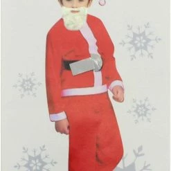 JD Party Classic Christmas Santa Suit Size 7-9 Years Kids Boys Costume