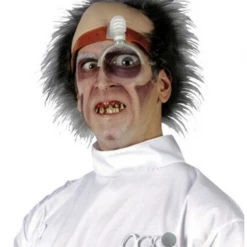 Morris Costumes Dr. Killer Driller Psycho Surgeon Doctors Wig With Attached Magnifying Glass