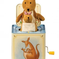 Williamvalentine Kangaroo With Baby Joey In Pouch Kangaroo Jack In The Box Toddler Kids Toy Home & Garden