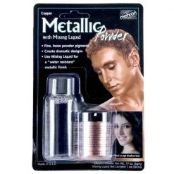 Tomfoolery MEHRON Intense Metals Metallic Powder & Mixing Liquid Face Body Eyeshadow Paint Costume Accessories