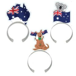 Balloon Agencies Costume Accessories Australia Day Flag Headband Costume Accessory