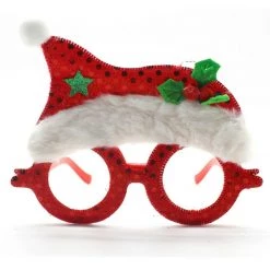 JD Party Christmas Santa Party Glasses Kids Adult Costume Accessory
