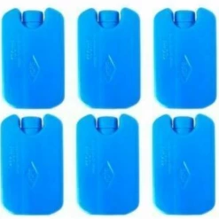 Kmart 6 X Ice Cooler Brick Pack Block Blocks Freezer Cooler Bag Box Travel 150ml Reuse