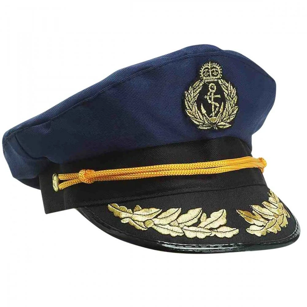 Tomfoolery Costume Accessories Admiral Sea Sailor Captain Hat Skipper Costume Cap Navy Or White 4 Tomfoolery Costume Accessories Admiral Sea Sailor Captain Hat Skipper Costume Cap Navy Or White