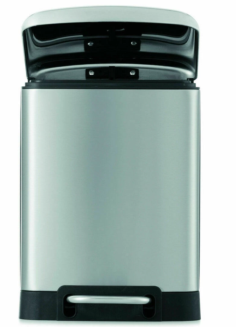 Unbranded 6L Stainless Steel Bench Top Home Office Pedal Rubbish Bin Can 2 Unbranded 6L Stainless Steel Bench Top Home Office Pedal Rubbish Bin Can