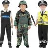 Smiffys Army Police Cop Boys Costume Costumes