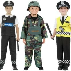 Smiffys Army Police Cop Boys Costume Costumes
