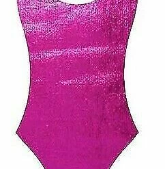 Unbranded Awesome 80s Leotard Metallic Disco Ladies 80s Costume Gold Silver Pink Rainbow