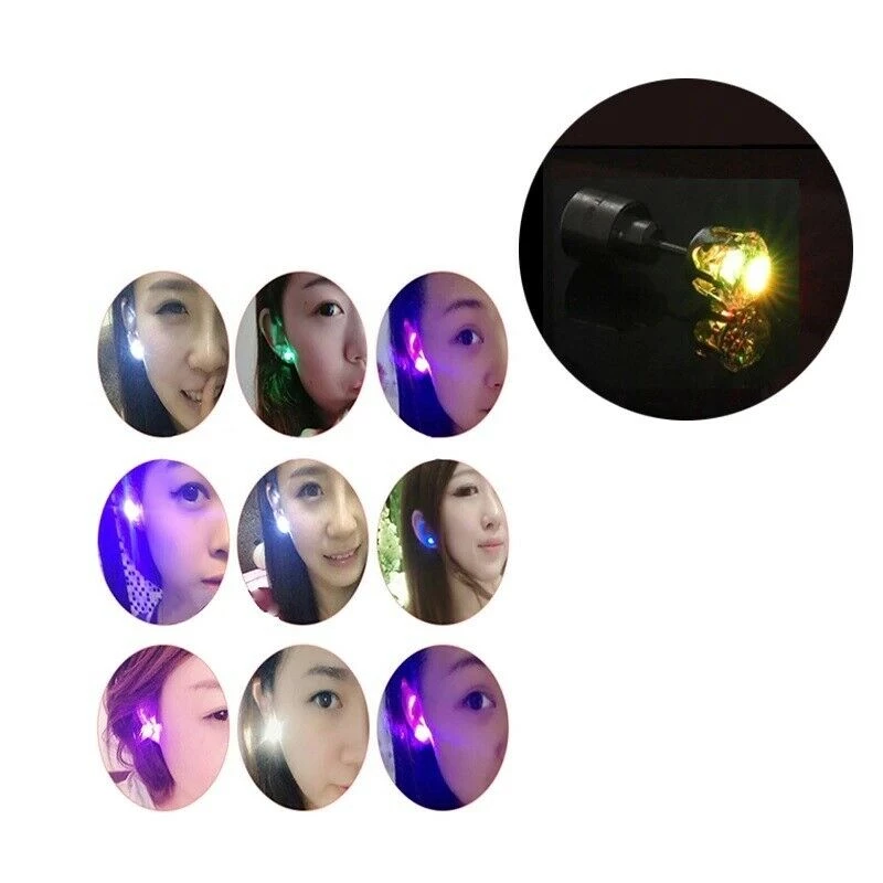 AliExpress LED Light Up Colourful Rhinestone Stud Ladies Earrings 8 AliExpress LED Light Up Colourful Rhinestone Stud Ladies Earrings