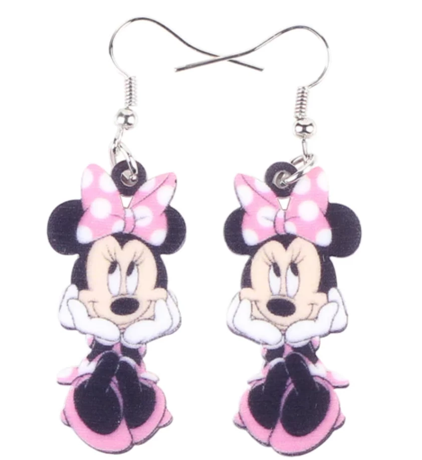AliExpress Fashion Jewelry Disney Minnie Mouse Drop Earrings For Pierced Ears Creative Jewellery 1 AliExpress Fashion Jewelry Disney Minnie Mouse Drop Earrings For Pierced Ears Creative Jewellery