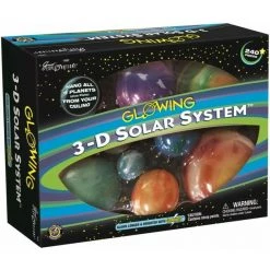 ABT 3D Glow In The Dark Solar System 9 Planets & Over 200 Stars Comets Asteroids Home & Garden