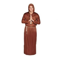Unbranded Halloween Costumes Adult Black Brown Hooded Robe Monk Ghoul Reaper Jedi Warrior Sith Lord Halloween