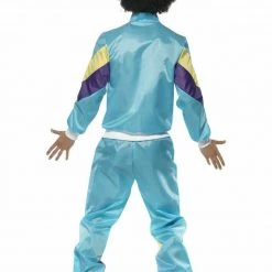 Smiffys Costumes Neon 90s 80s Height Of Fashion Shell Suit Tracksuit Mens Ladies Costume