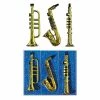 Kazoo Gold Saxophone Clarinet Trumpet Musical Instruments Band Costume Toy Accesory