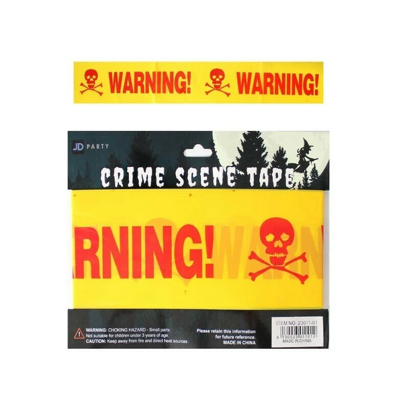 JD Party Police Line Crime Scene Caution Warning Keepout Halloween Decoration 4 JD Party Police Line Crime Scene Caution Warning Keepout Halloween Decoration