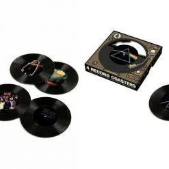 Williamvalentine AC/DC Pink Floyd – 45 Record Coasters Home & Garden