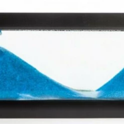 MDI Australia Blue Moving Sand 3D Art Home Wall Hourglass Decor Gift Painting Home & Garden