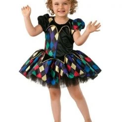 Rubie's Costumes Little Jester Tutu Dress And Headband Book Week Halloween Girls Costume