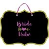 Balloon Agencies Party Supplies Bachelorette Bride Tribe Chalkboard Sign MDF Party Decoration