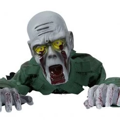 Kmart Halloween Props/Decoration Animated 100cm Light Up Moving Crawling Bleeding Zombie Halloween Decoration