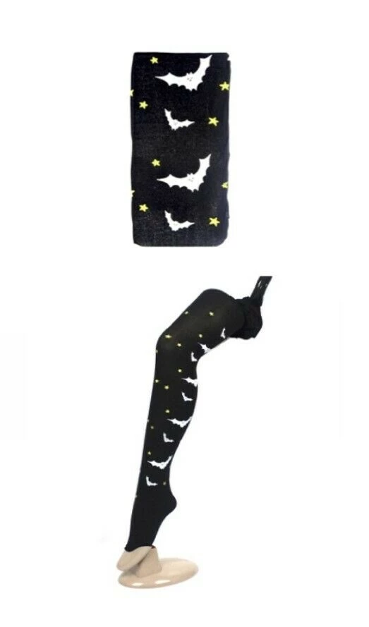 JD Party Costume Accessories Ladies Pantyhose With Pattern Rose Web Bats Halloween Stocking Tights 4 JD Party Costume Accessories Ladies Pantyhose With Pattern Rose Web Bats Halloween Stocking Tights