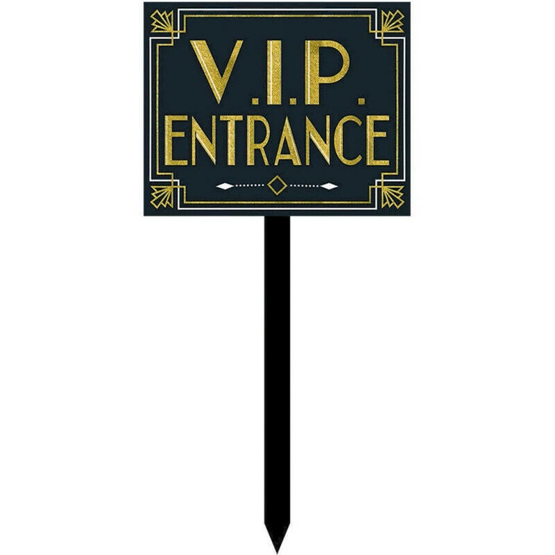 Balloon Agencies Glitz & Glam VIP Entrance Large Yard Stake Party Decorations 1 Balloon Agencies Glitz & Glam VIP Entrance Large Yard Stake Party Decorations