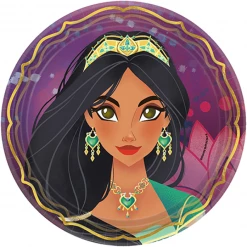 Balloon Agencies Party Supplies Disney Aladdin Princess Jasmine Dessert Plates Pack Of 8