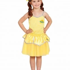 Rubie's Emma The Wiggles Yellow Ballerina Top Skirt Headband And Bow Girls Costume 14 Rubie's Emma The Wiggles Yellow Ballerina Top Skirt Headband And Bow Girls Costume