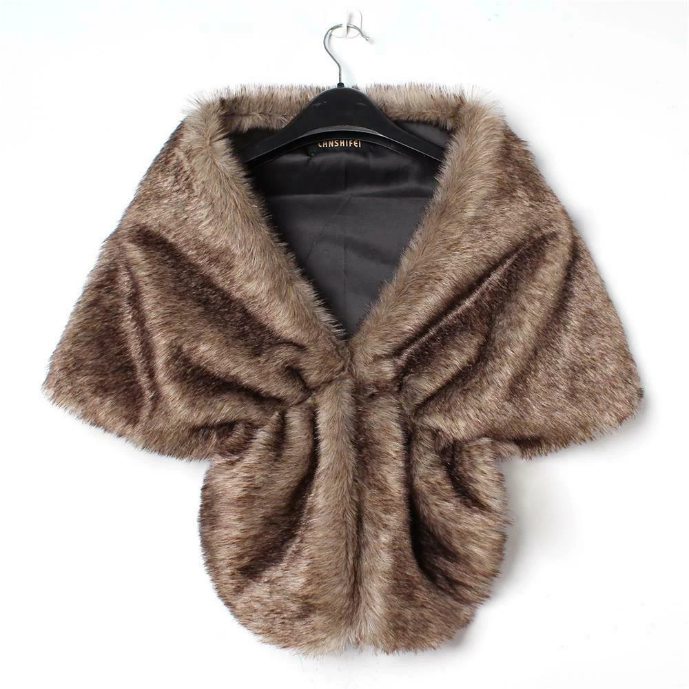 AliExpress Fashion Elegant Faux Fur Winter Long Shawl For Women Wrap Shrug Scarf Coats Clothing Apparel 4 AliExpress Fashion Elegant Faux Fur Winter Long Shawl For Women Wrap Shrug Scarf Coats Clothing Apparel