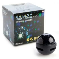 CREA Galaxy Light Show Projector Night Light With Wireless Bluetooth Speaker