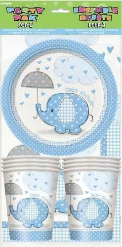 Unique Party Supplies Baby Shower Boy Girl Pink Blue Elephant Serviettes Plates Cup Tablecloth Pack 4 Unique Party Supplies Baby Shower Boy Girl Pink Blue Elephant Serviettes Plates Cup Tablecloth Pack