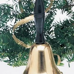 Rubies Deerfield Costume Accessories Santa Claus Christmas Hand Bell 10cm Gold Bell Xmas Costume Accessory