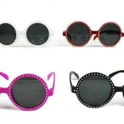 JDI Costume Accessories Diamond Circle Party Sunglasses Costume Accessory