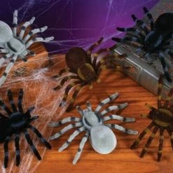 Sweidas Halloween Props/Decoration Fake Giant Creepy Tarantula Hairy Spider Halloween Decoration With Sound
