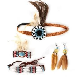 JD Party Deluxe Native American Costume Accessory Set Costume Accessories