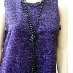 Carnival Great Gatsby Roaring 20s Flapper Beads Long Necklace