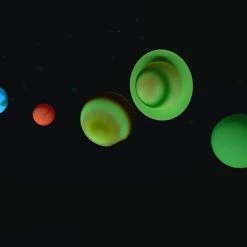 ABT 3D Glow In The Dark Solar System 9 Planets & Over 200 Stars Comets Asteroids Home & Garden