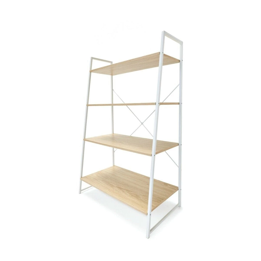 Kmart Home & Garden Scandinavian Ladder Bookshelf Scandi Design Book Shelf 4 Tier Bookcase Storage 3 Kmart Home & Garden Scandinavian Ladder Bookshelf Scandi Design Book Shelf 4 Tier Bookcase Storage