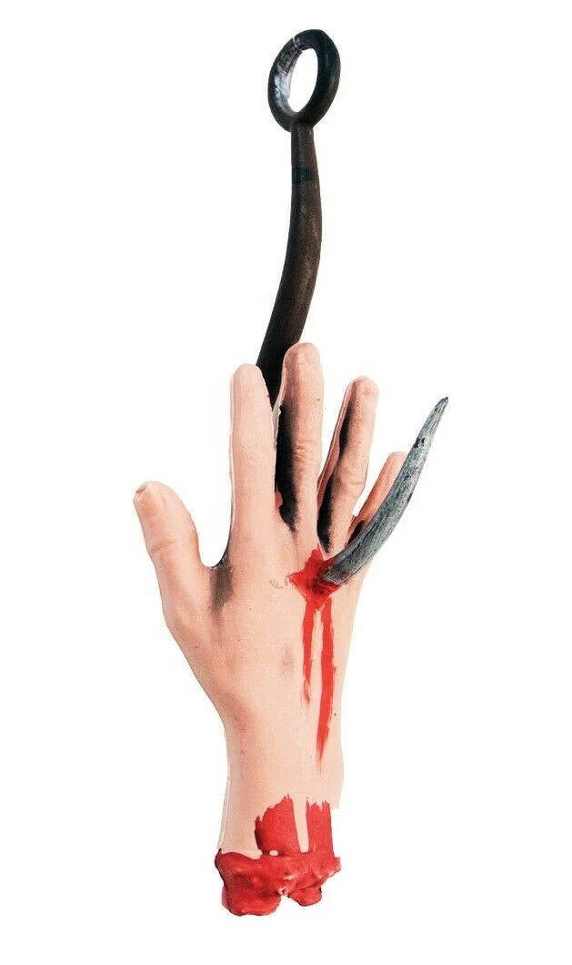 Morris Halloween Props/Decoration Gory Meat Hook Foot Hand Halloween Decoration Prop 3 Morris Halloween Props/Decoration Gory Meat Hook Foot Hand Halloween Decoration Prop