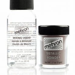 Tomfoolery MEHRON Intense Metals Metallic Powder & Mixing Liquid Face Body Eyeshadow Paint Costume Accessories