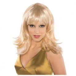 Balloon Agencies Blonde Feather Shag Ladies Wig