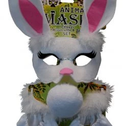 Sweidas Plush Deluxe Adult Animal Set Mask With Elastic Strap Costume Accessory Costume Accessories