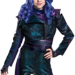 Morris Costumes Disney Descendants 3 Girls Halloween Teen TV Movie Book Week Girls Wig Wigs