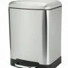Unbranded 6L Stainless Steel Bench Top Home Office Pedal Rubbish Bin Can