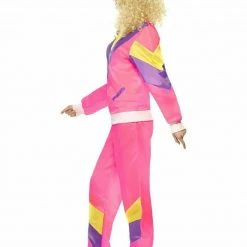 Smiffys Costumes Neon 90s 80s Height Of Fashion Shell Suit Tracksuit Mens Ladies Costume