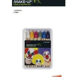 Smiffys Costume Accessories Carnival Greasepaints Facepaint Crayons Costume Makeup