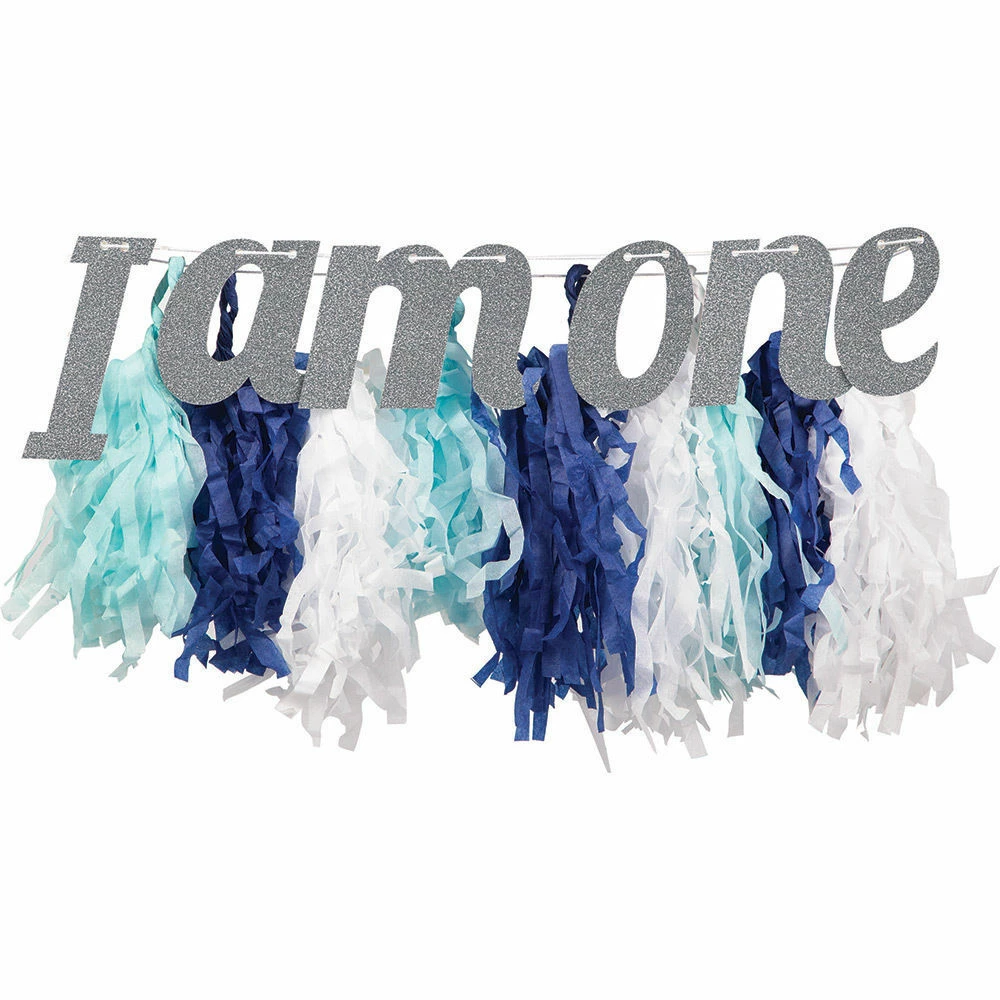 Balloon Agencies 1st Birthday Boy Blue & Silver High Chair Banner Decorating Kit 1 Balloon Agencies 1st Birthday Boy Blue & Silver High Chair Banner Decorating Kit