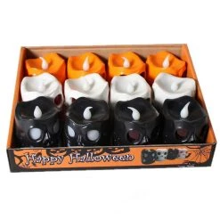 Unbranded Halloween Props/Decoration Halloween Skull Orange LED Candle Colour Changing Lamp Halloween Decoration 11 Unbranded Halloween Props/Decoration Halloween Skull Orange LED Candle Colour Changing Lamp Halloween Decoration