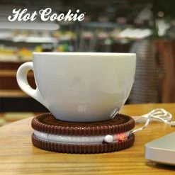 Williamvalentine Hot Cookie USB Cup Mug Warmer Coaster Powered By Mustard