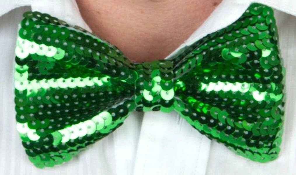 Sweidas Costume Accessories St Patrick Day Irish Bow Ties Shamrock Sequin Satin Gold Spots 8 Sweidas Costume Accessories St Patrick Day Irish Bow Ties Shamrock Sequin Satin Gold Spots